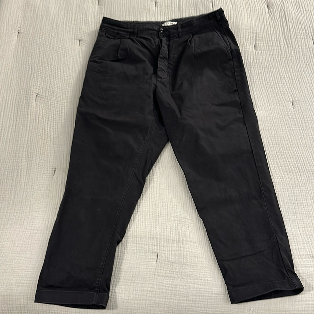 Alex Mill Pleated chino with cuff